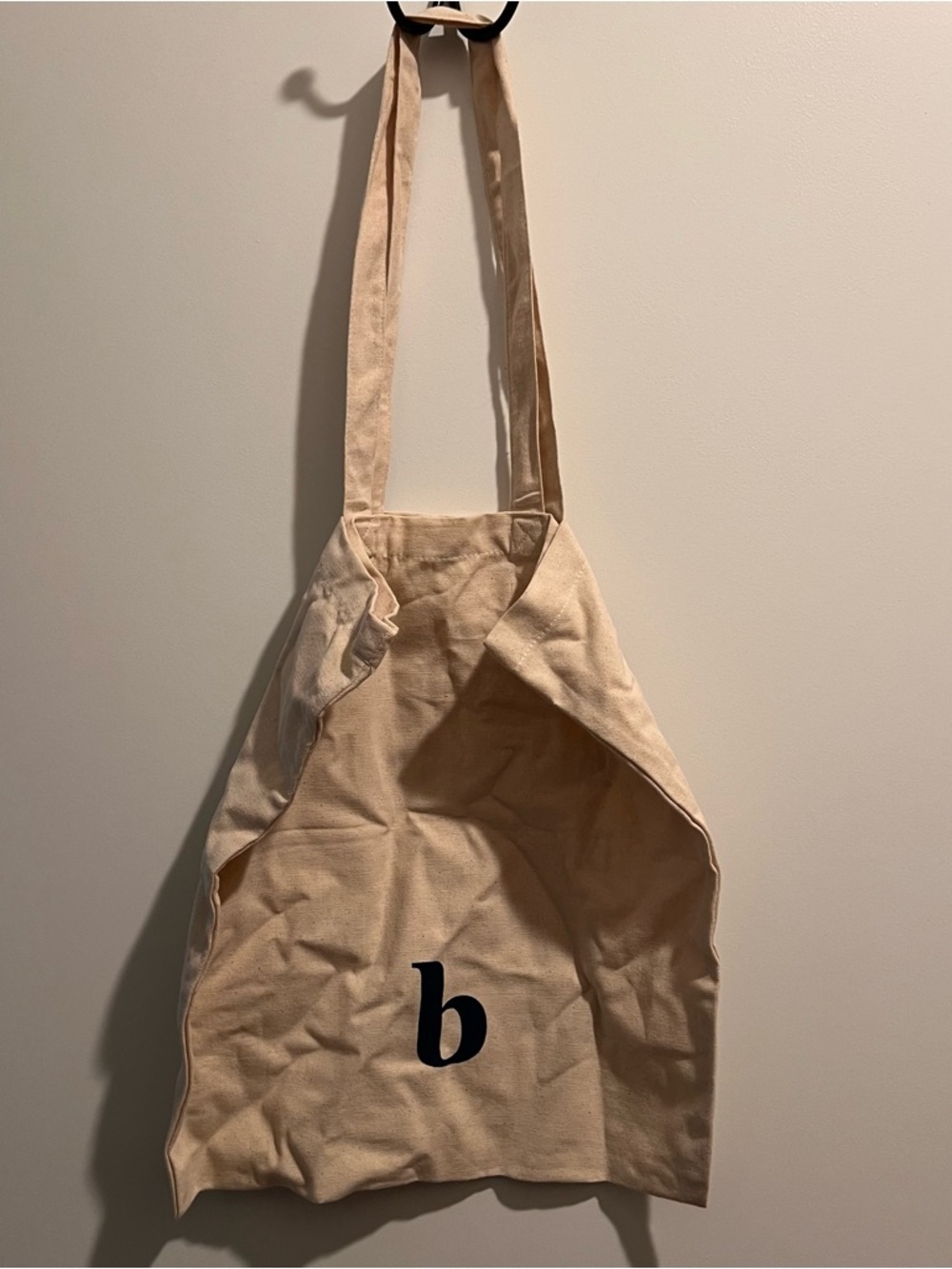 Brooklinen Canvas Tote Bag Logo Print Reusable Shopper Neutral - Picture 2 of 2